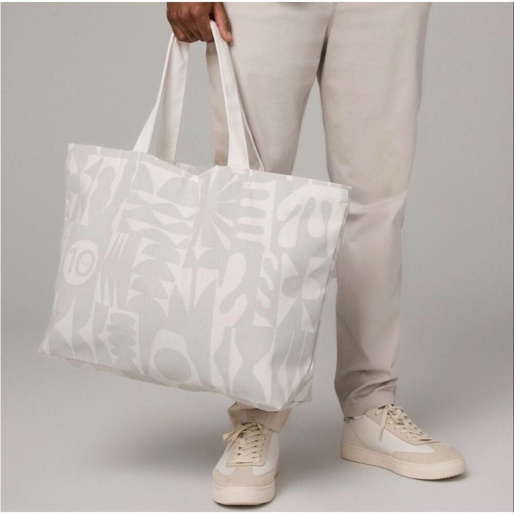 Vuori canvas tote bag Father’s Day 25 light grey tote large - Picture 2 of 13